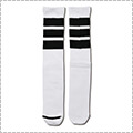 AKTR Basic Monster Socks　白/黒