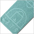 AKTR Sports Towel “B.BALL COURT”　グリーン