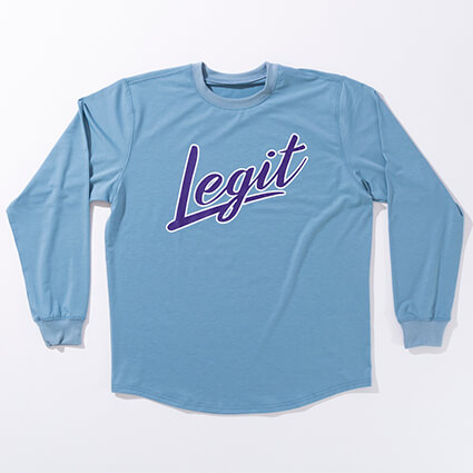 LEGIT Brush Up L/S(22AW)　ダスティブルー
