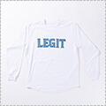 [キッズサイズ]LEGIT Old Frame L/S　白