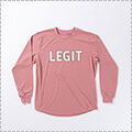 [キッズサイズ]LEGIT Old Frame L/S　Sピンク