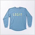 [キッズサイズ]LEGIT Old Frame L/S　ダスティブルー