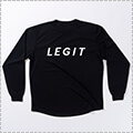 LEGIT Borderless L/S　黒