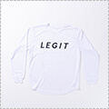 [キッズサイズ]LEGIT Borderless L/S　白