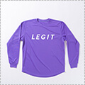 [キッズサイズ]LEGIT Borderless L/S　Lパープル