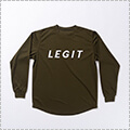 [キッズサイズ]LEGIT Borderless L/S　オリーブ