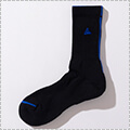 LEGIT Middle Socks　黒/青