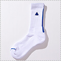LEGIT Middle Socks　白/青