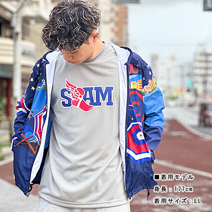 SLAM Wing Foot Tee　グレー