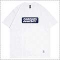 SOMECITY Logo Tee　白/紺