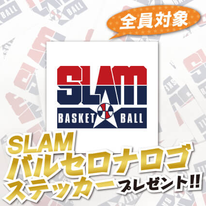 [購入者全員対象]SLAM バルセロナロゴ ステッカープレゼント!!