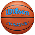 Wilson Evolution 295 Game Basketball　ブラウン/青/7号球