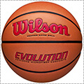 Wilson Evolution 295 Game Basketball　ブラウン/赤/7号球
