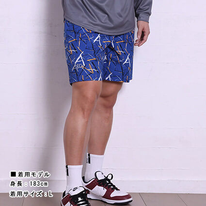 Arch Scratched Shorts　青
