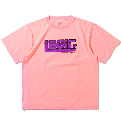 LEGIT Block Tee　ピンク