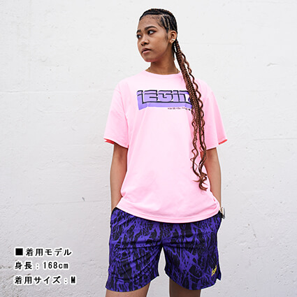 LEGIT Block Tee　ピンク