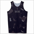 AKTR Scribble Reversible Tank　黒/白