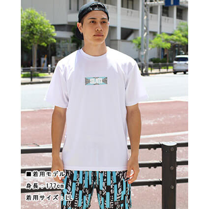 SLAM Elephant Logo Tee "TIFFANY"　白