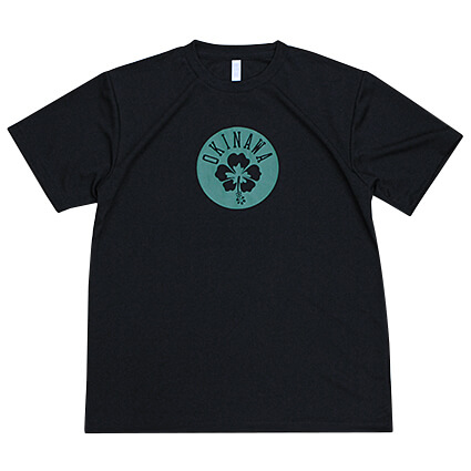 SLAM Okinawa Hibis Tee　黒
