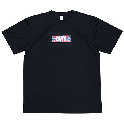 SLAM Elephant Logo Tee "INFRA RED"　黒