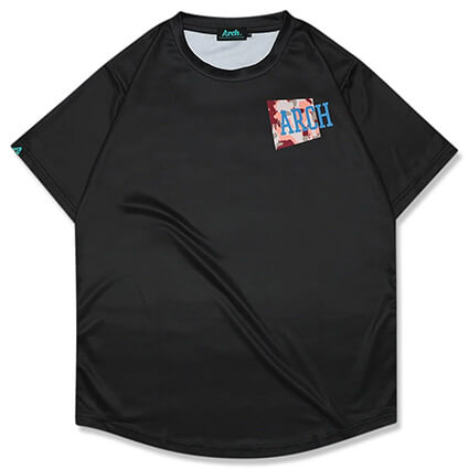 Arch Watercolor Tee　黒