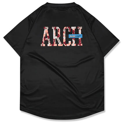 Arch Watercolor Tee　黒