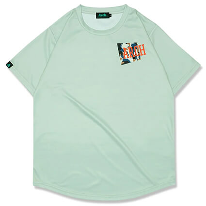 Arch Watercolor Tee　シルバーグレー