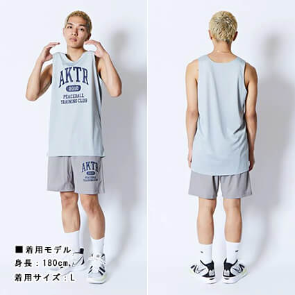 AKTR Peaceball T.C. 6.5-Inch Shorts　グレー