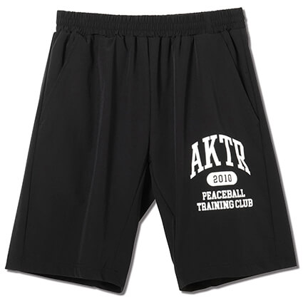 AKTR Peaceball T.C. 6.5-Inch Shorts　黒