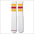 AKTR Monster Socks　白/イエロー/赤