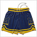 SPALDING Michigan M Logo Jersry Shorts　紺