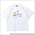 SPALDING Sponge Bob Spinning Basketball Tee　白