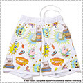 SPALDING Sponge Bob Yummy Staff Fabric Pants　白