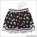 SPALDING South Park Pattern Jersry Shorts　黒