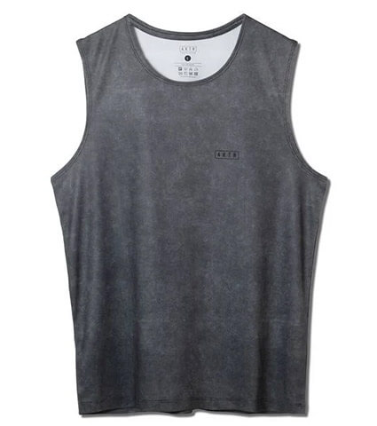 AKTR Mock Garment Dyed Sports Sleeveless　黒
