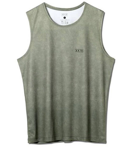 AKTR Mock Garment Dyed Sports Sleeveless　グリーン