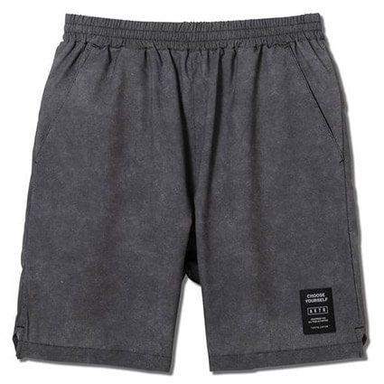 AKTR Mock Garment Dyed 6.5-Inch Active Shorts　黒