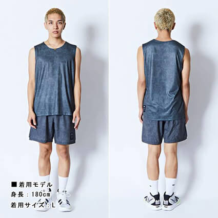 AKTR Mock Garment Dyed 6.5-Inch Active Shorts　黒