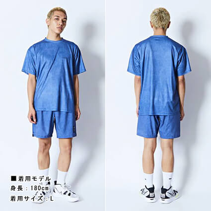 AKTR Mock Garment Dyed 6.5-Inch Active Shorts　ブルー
