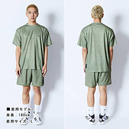 AKTR Mock Garment Dyed 6.5-Inch Active Shorts　グリーン