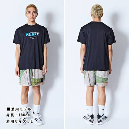 AKTR Halftone Active Sports Tee　黒