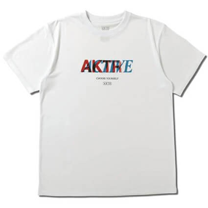AKTR Halftone Active Sports Tee　白