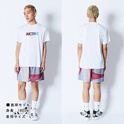 AKTR Halftone Active Sports Tee　白