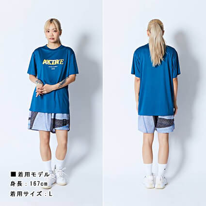 AKTR Halftone 5.5-Inch Short Wide Pants　黒