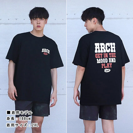 Arch Mood and Play Tee　黒