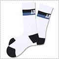 Arch Bi-color Crew Mid. Socks