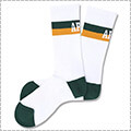 Arch Bi-color Crew Mid. Socks