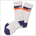 Arch Bi-color Crew Mid. Socks