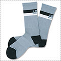 Arch Bi-color Crew Mid. Socks