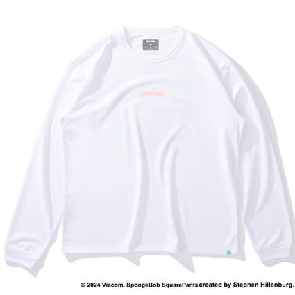 SPALDING Sponge Bob Bigface Longsleeve　白